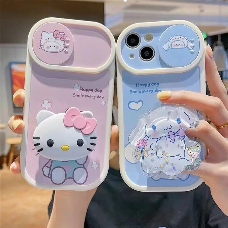 3D Cartoon Nice Cat Phone Case